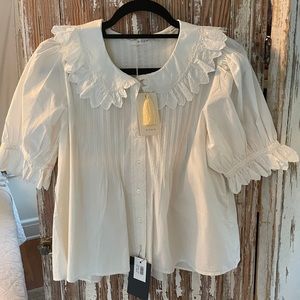 White Doen blouse
